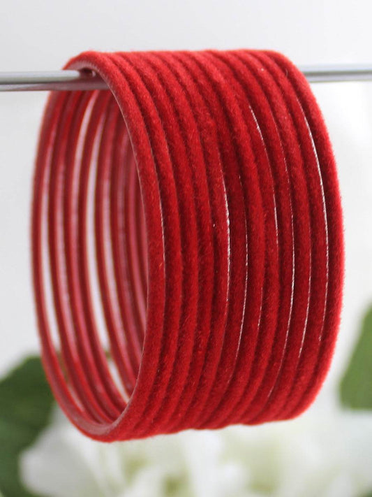 Dhaani Bangle Set Red Bangles T4 Jewels