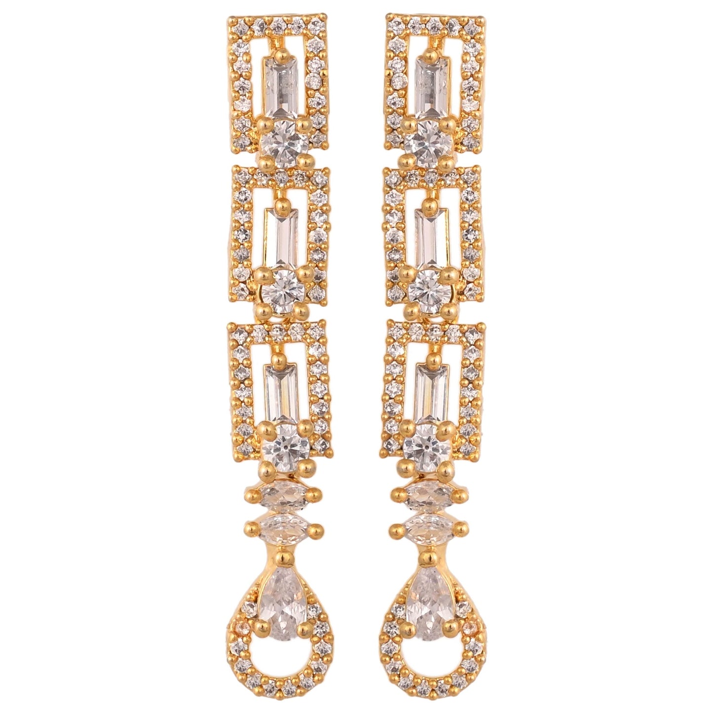 Exotic CZ Necklace Set: Delicate and Stylish Jewelry for Women T4 Jewels