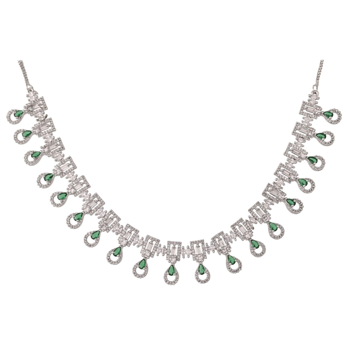Glamorous CZ Necklace Set: Luxurious and Charming Jewelry for Women T4 Jewels