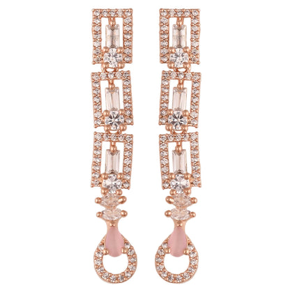 Splendid CZ Necklace Set: Refined and Beautiful Jewelry for Women T4 Jewels