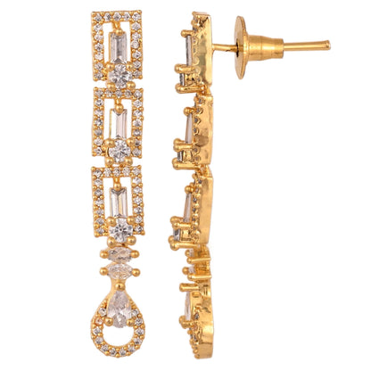 Exotic CZ Necklace Set: Delicate and Stylish Jewelry for Women T4 Jewels