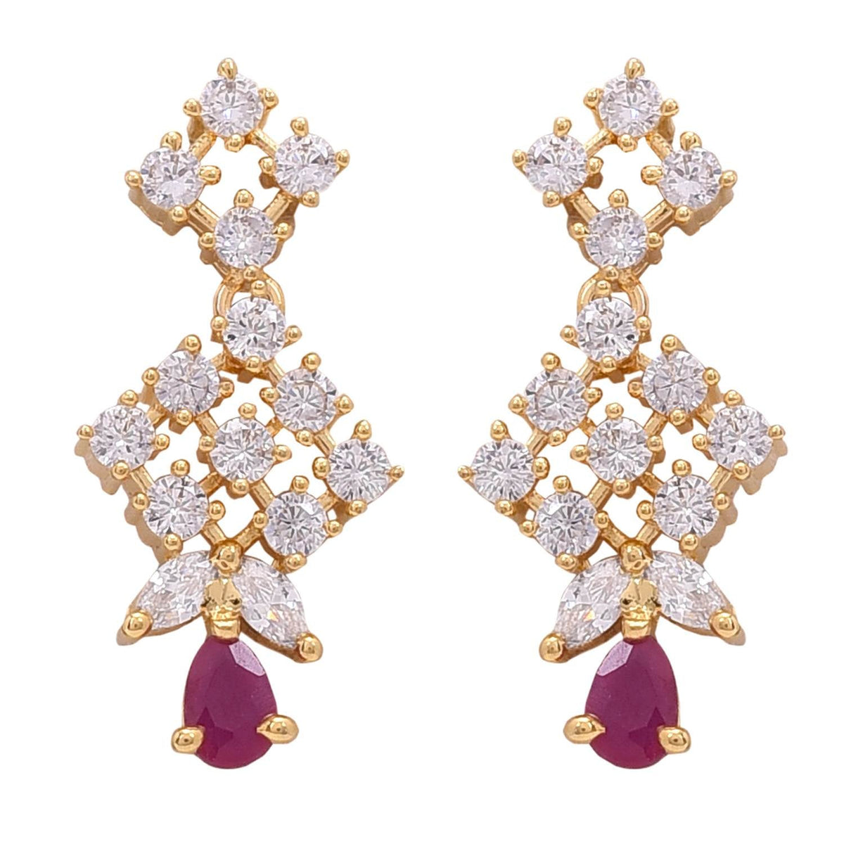 Handcrafted CZ Necklace Set: Unique and Beautiful Jewelry for Women T4 Jewels