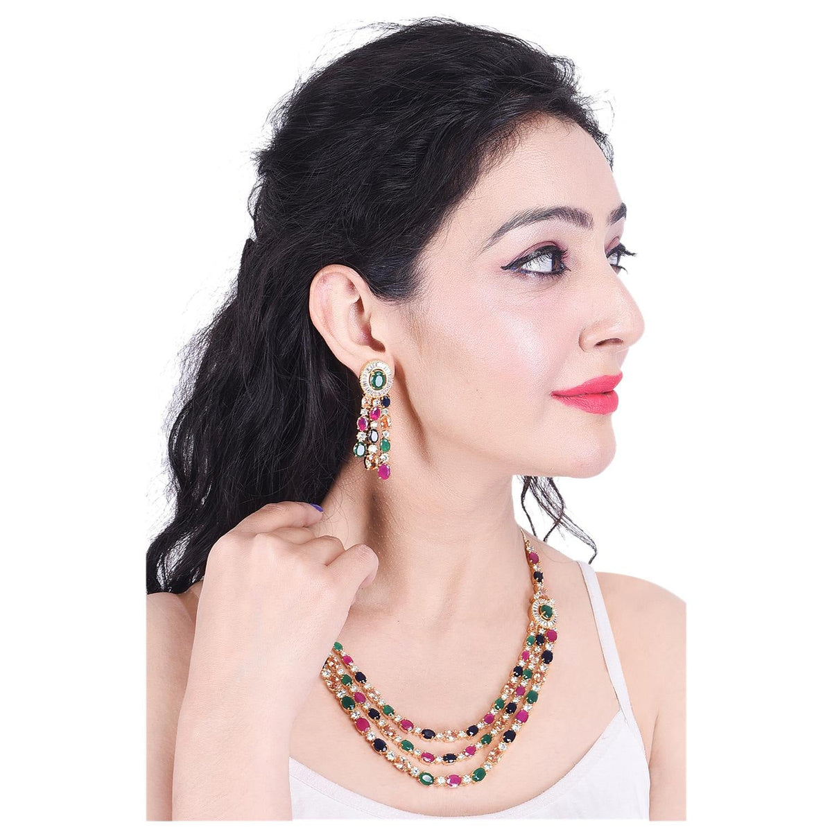 Timeless CZ Necklace Set for a Classic and Sophisticated Look T4 Jewels