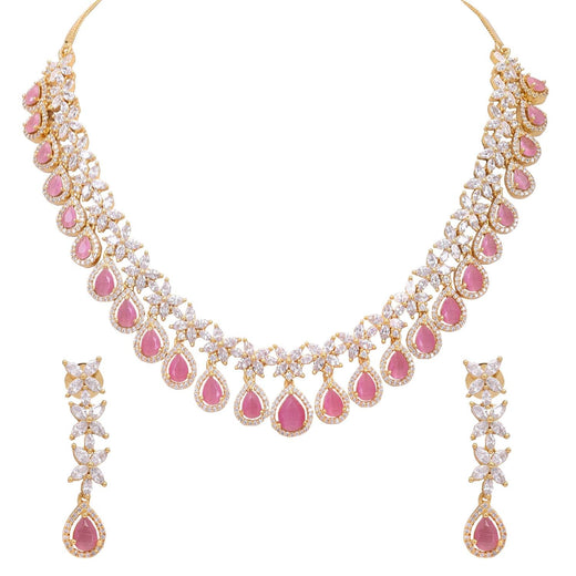 T4 Jewels Delicate Handmade CZ Necklace Set Jewelry for Women - Perfect for Every Style