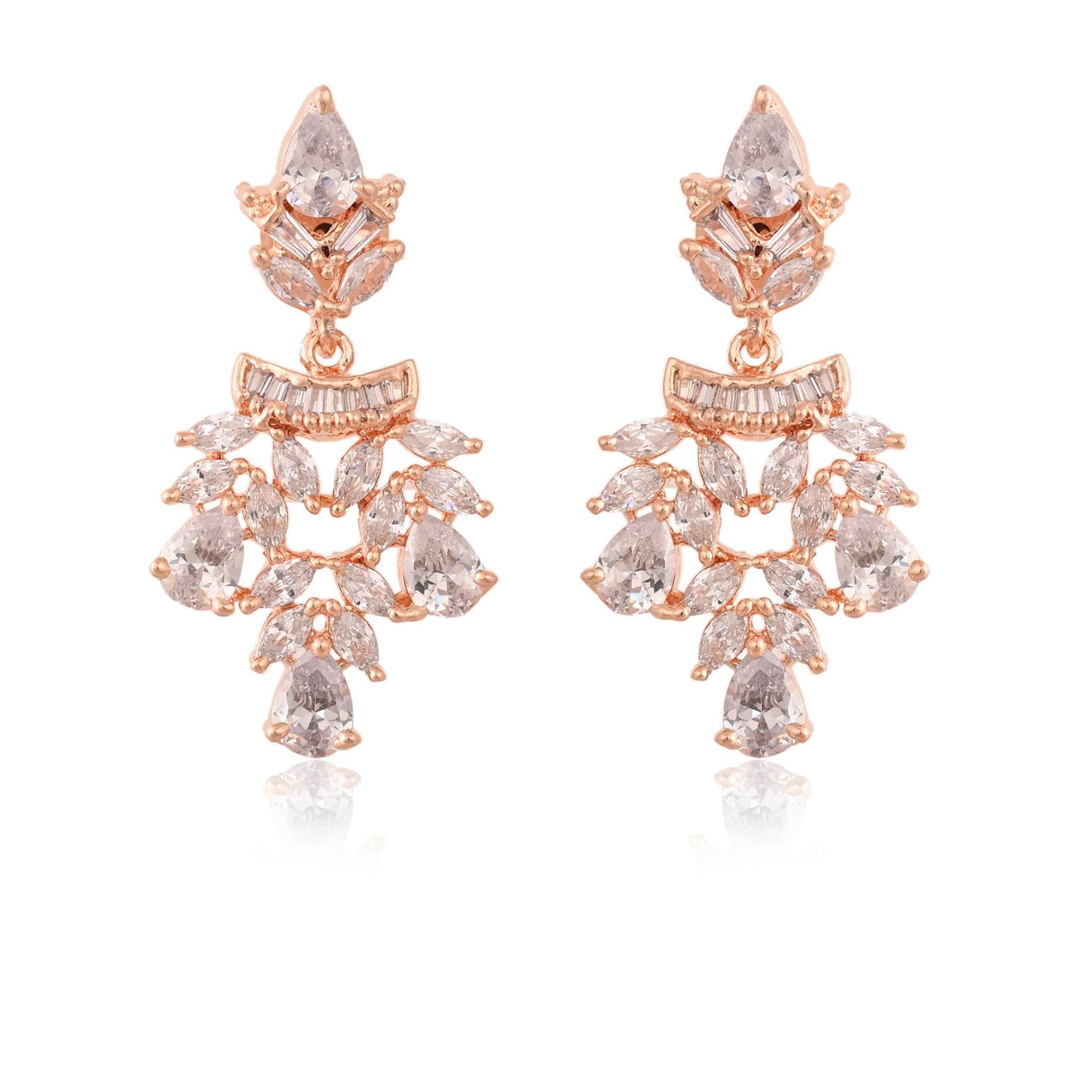 Luxurious CZ Necklace Set: High-End and Luxe Jewelry for Women T4 Jewels