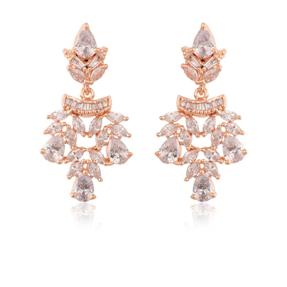 Luxurious CZ Necklace Set: High-End and Luxe Jewelry for Women T4 Jewels
