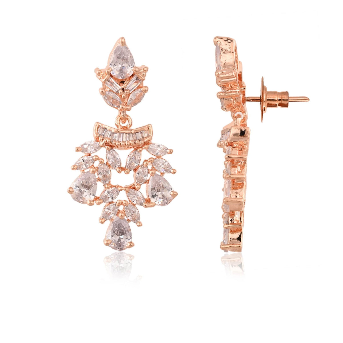Luxurious CZ Necklace Set: High-End and Luxe Jewelry for Women T4 Jewels