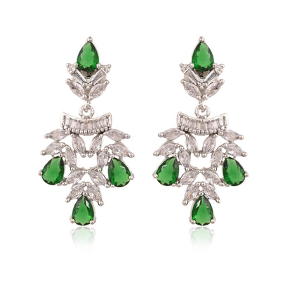 Grand CZ Necklace Set: Eye-Catching and Stylish Jewelry for Women T4 Jewels