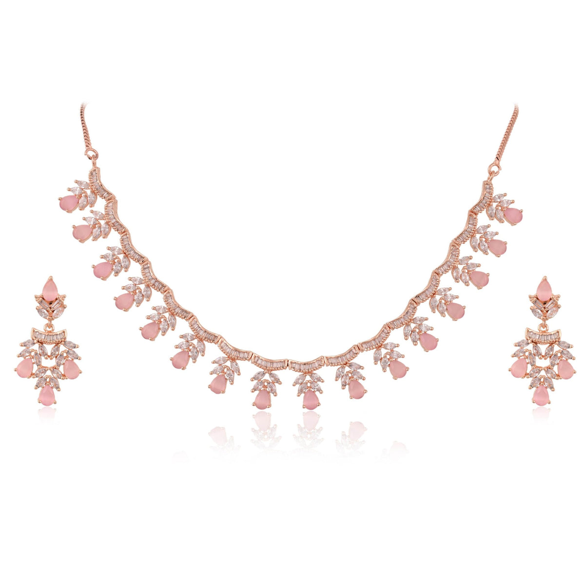 Exquisite CZ Necklace Set: Luxurious and Unique Jewelry for Women T4 Jewels