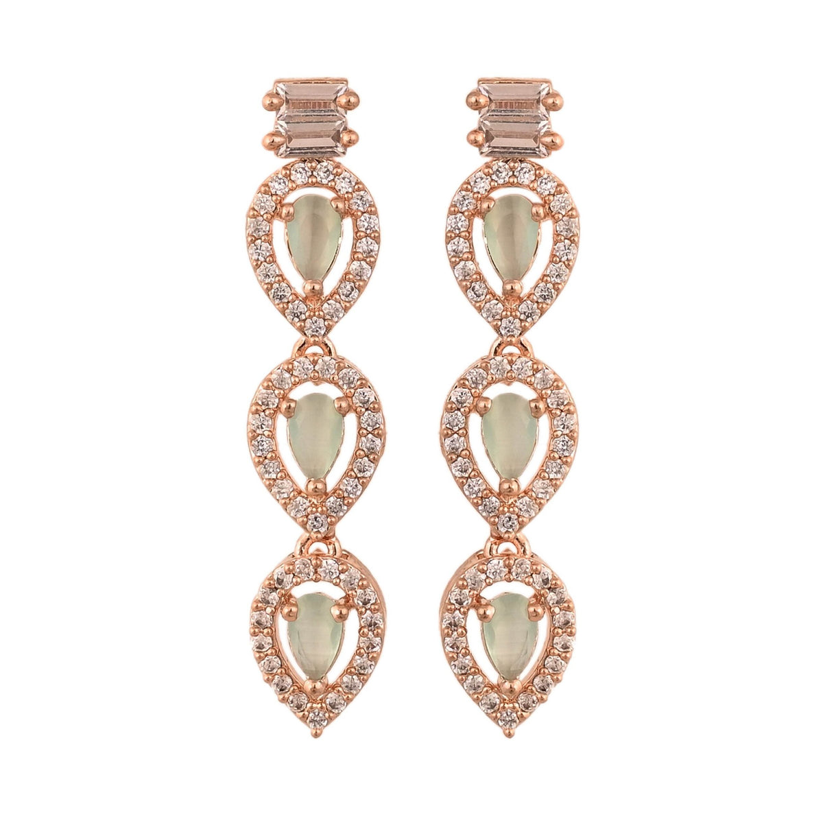 Stunning CZ Necklace Set, Handcrafted for the Bold and Beautiful T4 Jewels