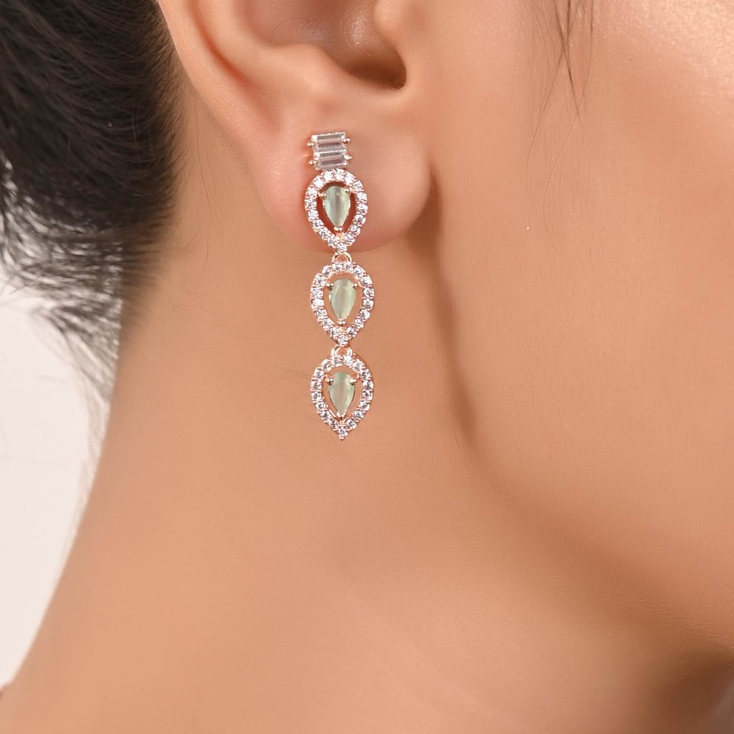 Stunning CZ Necklace Set, Handcrafted for the Bold and Beautiful T4 Jewels
