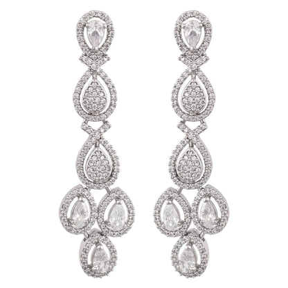 Sparkling Brilliance: Handcrafted CZ Necklace Set for the Dazzling Woman T4 Jewels