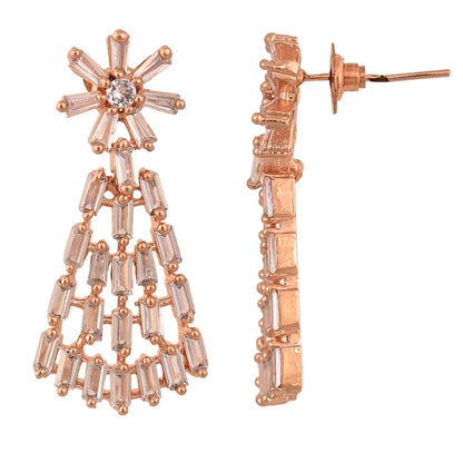 Unrivalled Beauty: Handcrafted CZ Necklace Set for Women who Love to Shine T4 Jewels