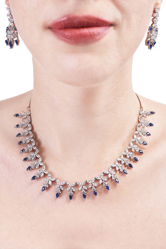 Delicate CZ Necklace Set: Elegant and Timeless Jewelry for Women T4 Jewels