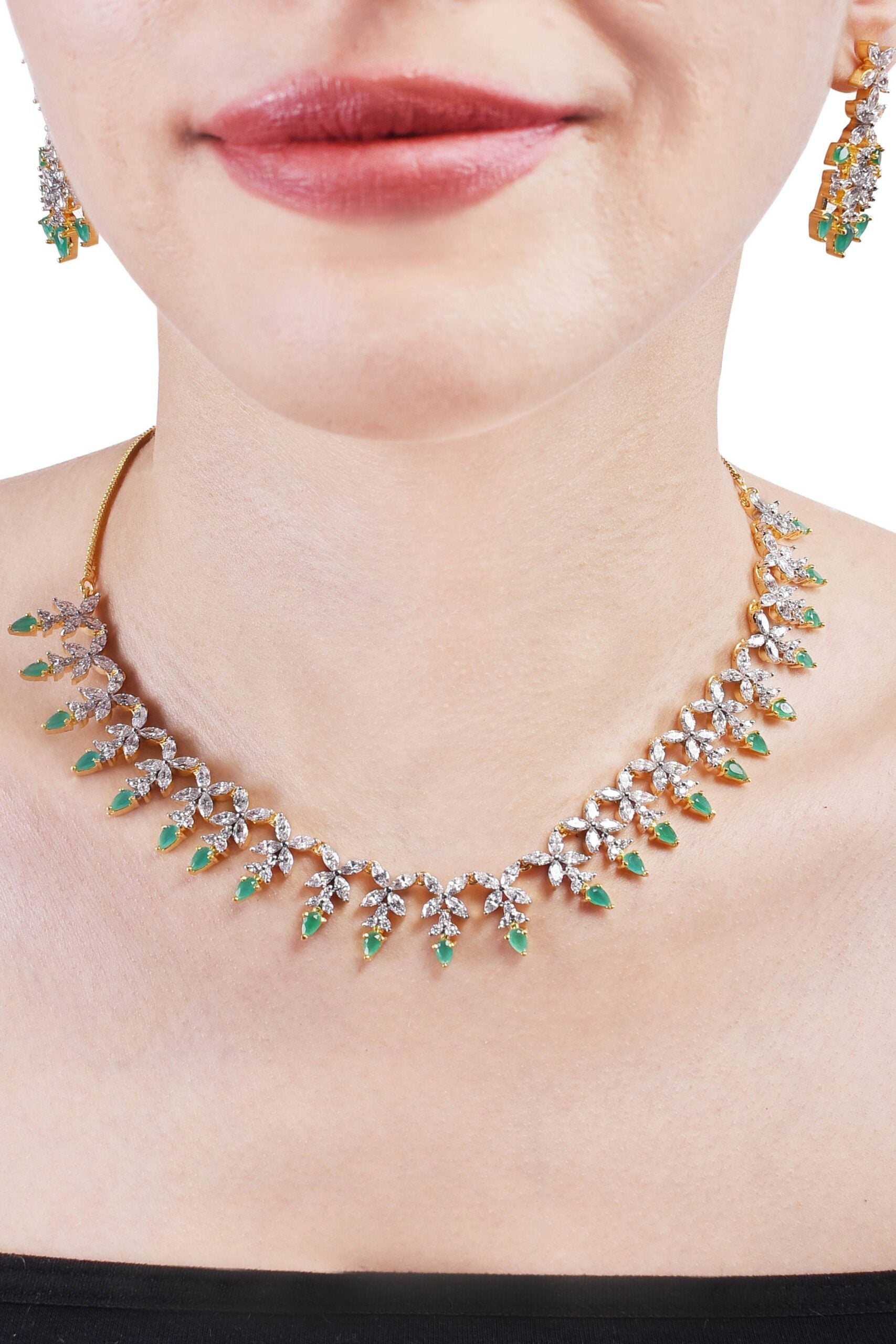 Exquisite CZ Necklace Set: Luxury Jewelry for Women T4 Jewels