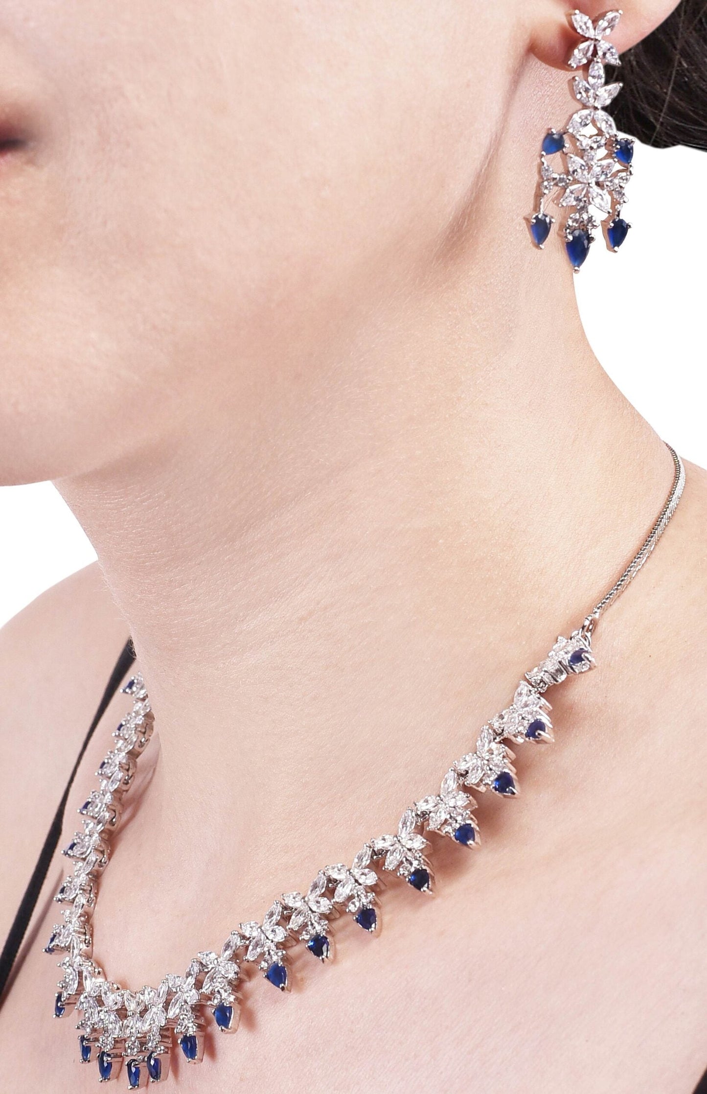 Delicate CZ Necklace Set: Elegant and Timeless Jewelry for Women T4 Jewels