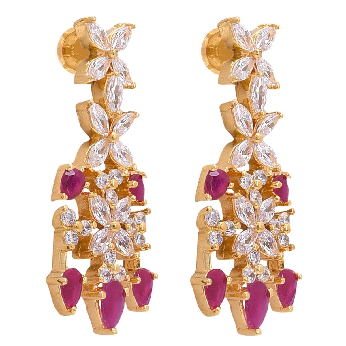 Sparkling CZ Necklace Set: Genuine and Classic Jewelry for Women T4 Jewels