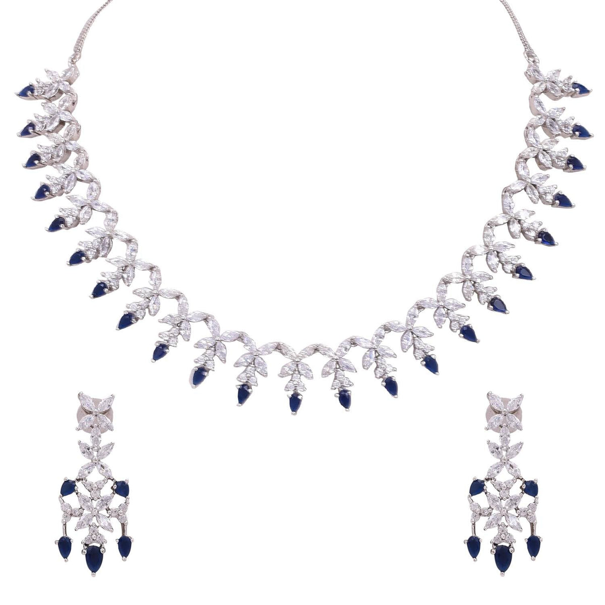 Delicate CZ Necklace Set: Elegant and Timeless Jewelry for Women T4 Jewels