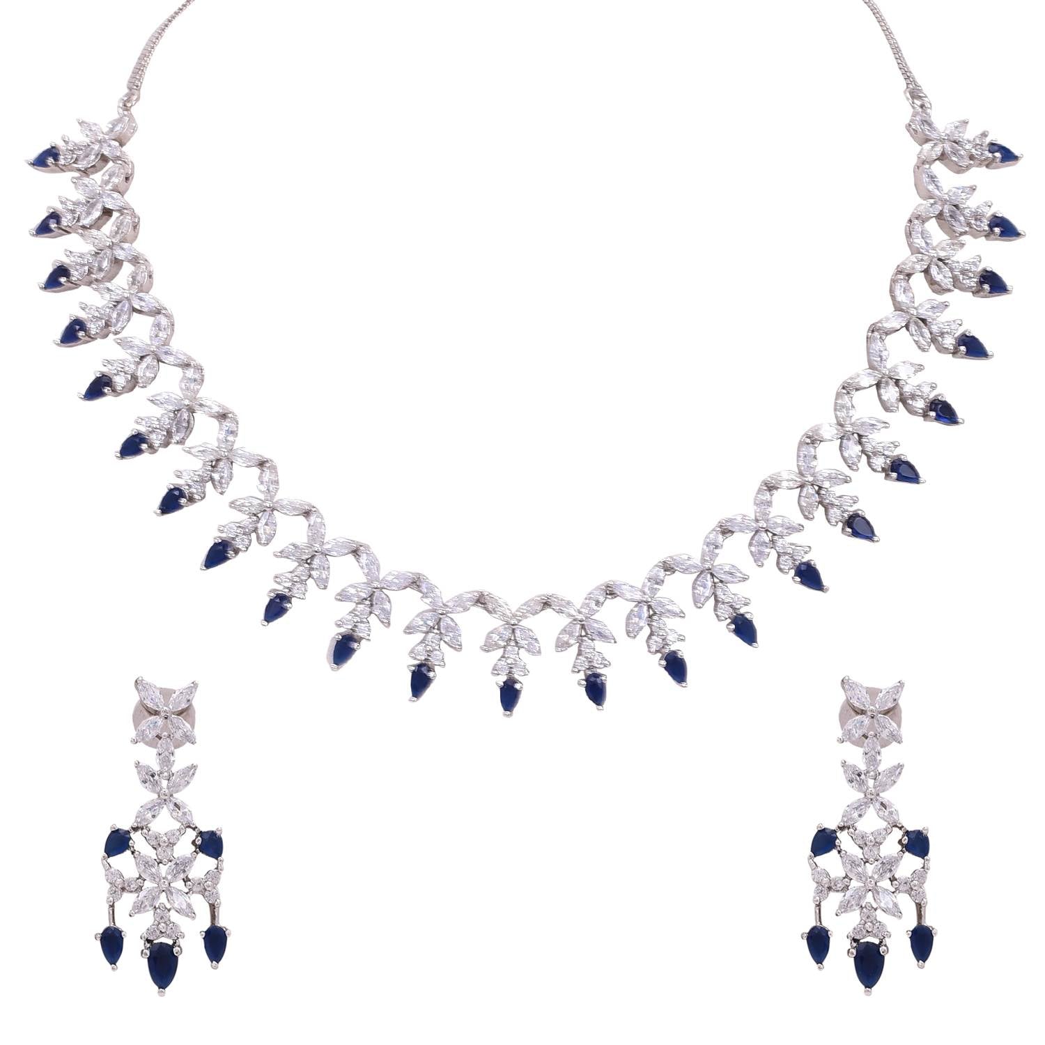 Delicate CZ Necklace Set: Elegant and Timeless Jewelry for Women T4 Jewels