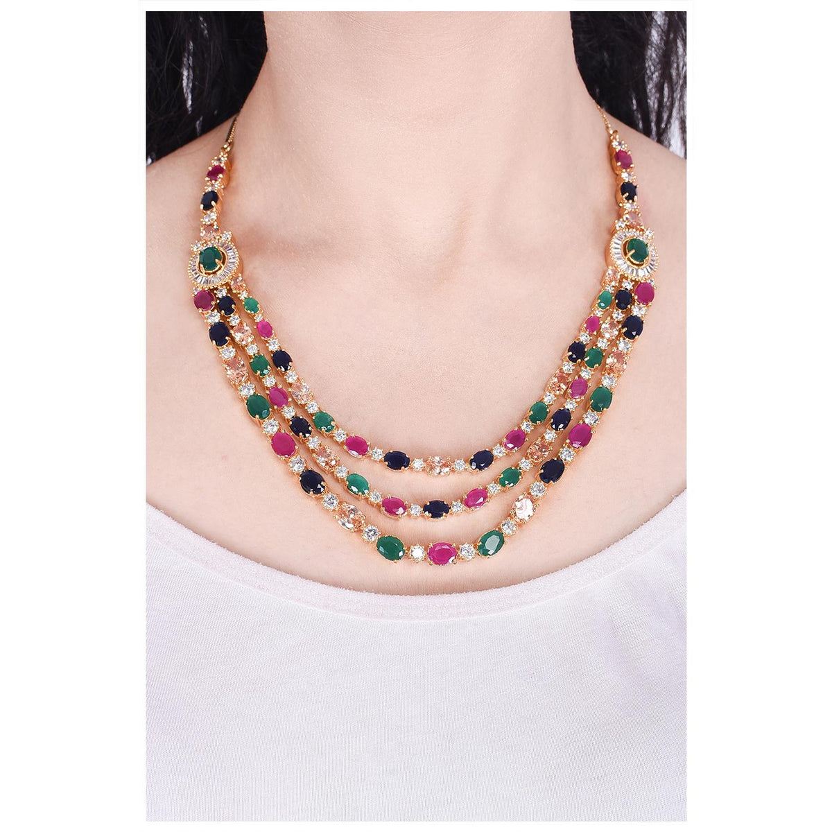 Timeless CZ Necklace Set for a Classic and Sophisticated Look T4 Jewels