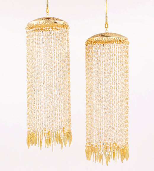 Long Jhumar Style Bridal kaleere by T4 Jewels