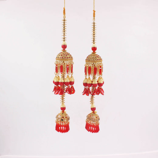 Classic Jhumar Style Kaleere with Lac Work by T4 Jewels