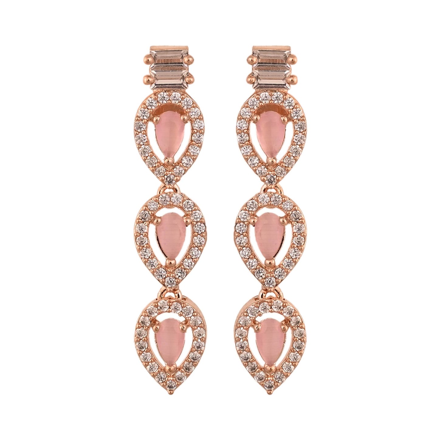 Embrace Your Beauty with this Handcrafted CZ Necklace Set T4 Jewels