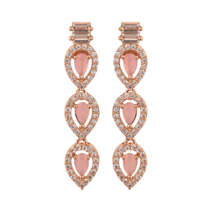 Embrace Your Beauty with this Handcrafted CZ Necklace Set T4 Jewels