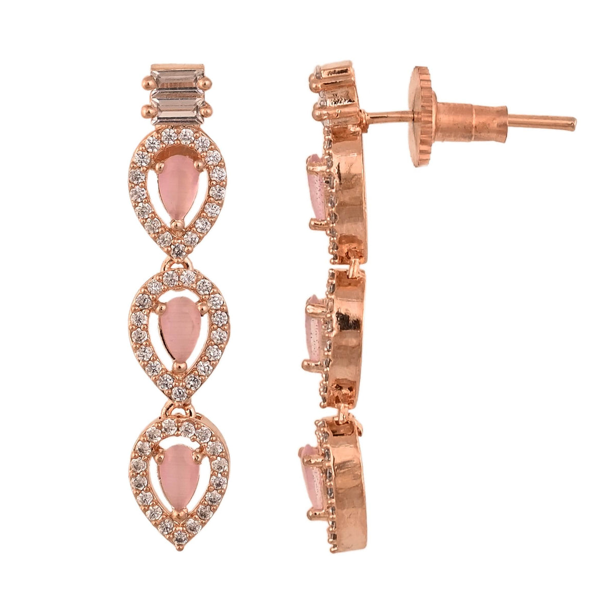 Embrace Your Beauty with this Handcrafted CZ Necklace Set T4 Jewels
