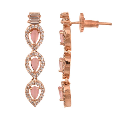 Embrace Your Beauty with this Handcrafted CZ Necklace Set T4 Jewels