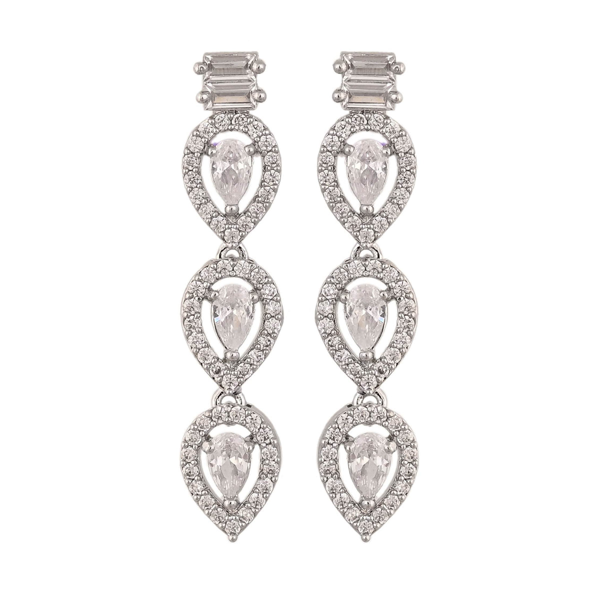 Unmatched Elegance: Handcrafted CZ Necklace Set for the Modern Fashionista T4 Jewels