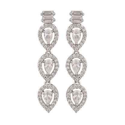 Unmatched Elegance: Handcrafted CZ Necklace Set for the Modern Fashionista T4 Jewels