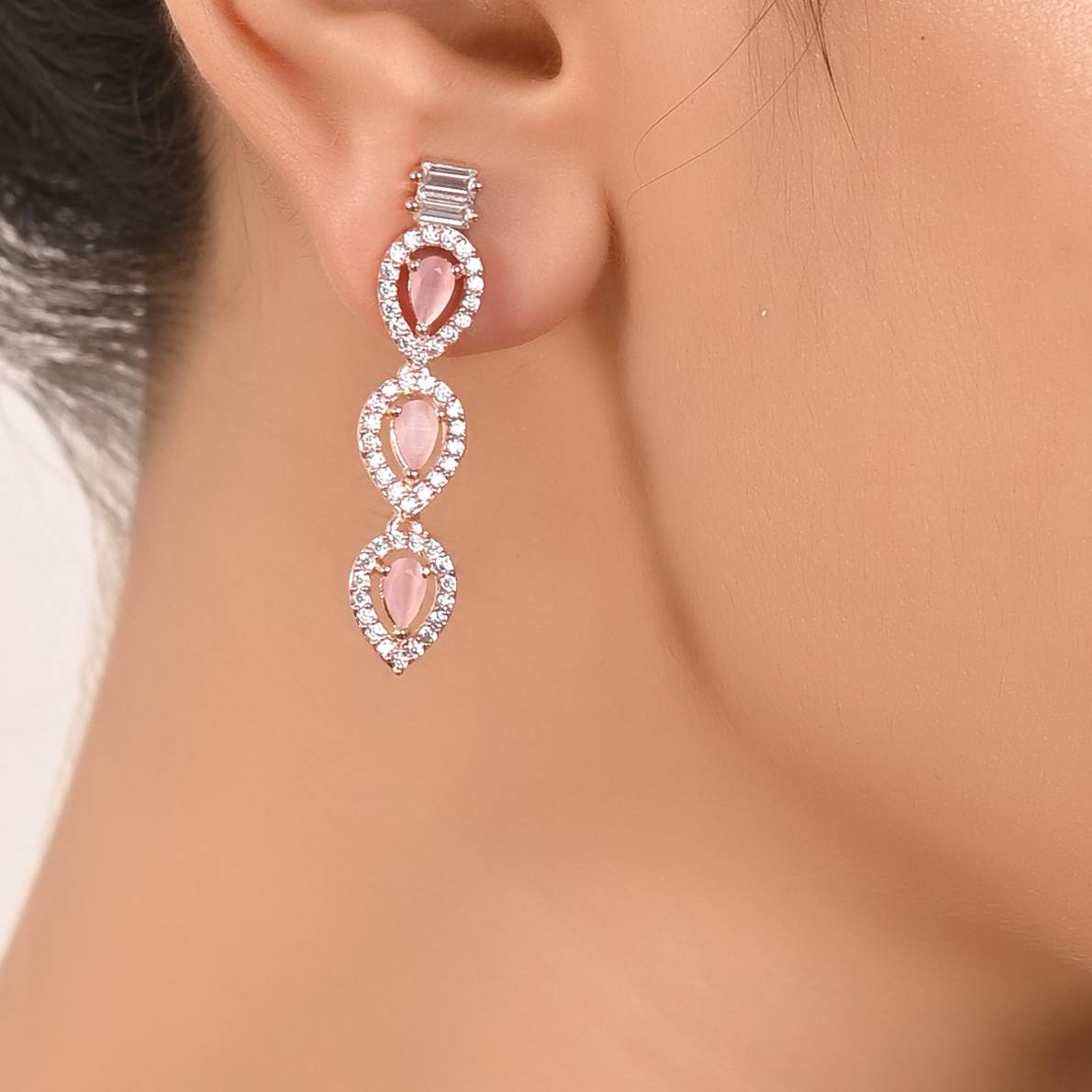 Embrace Your Beauty with this Handcrafted CZ Necklace Set T4 Jewels