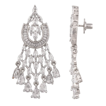 Dazzle in Style: CZ Necklace Set with Handcrafted Perfection T4 Jewels