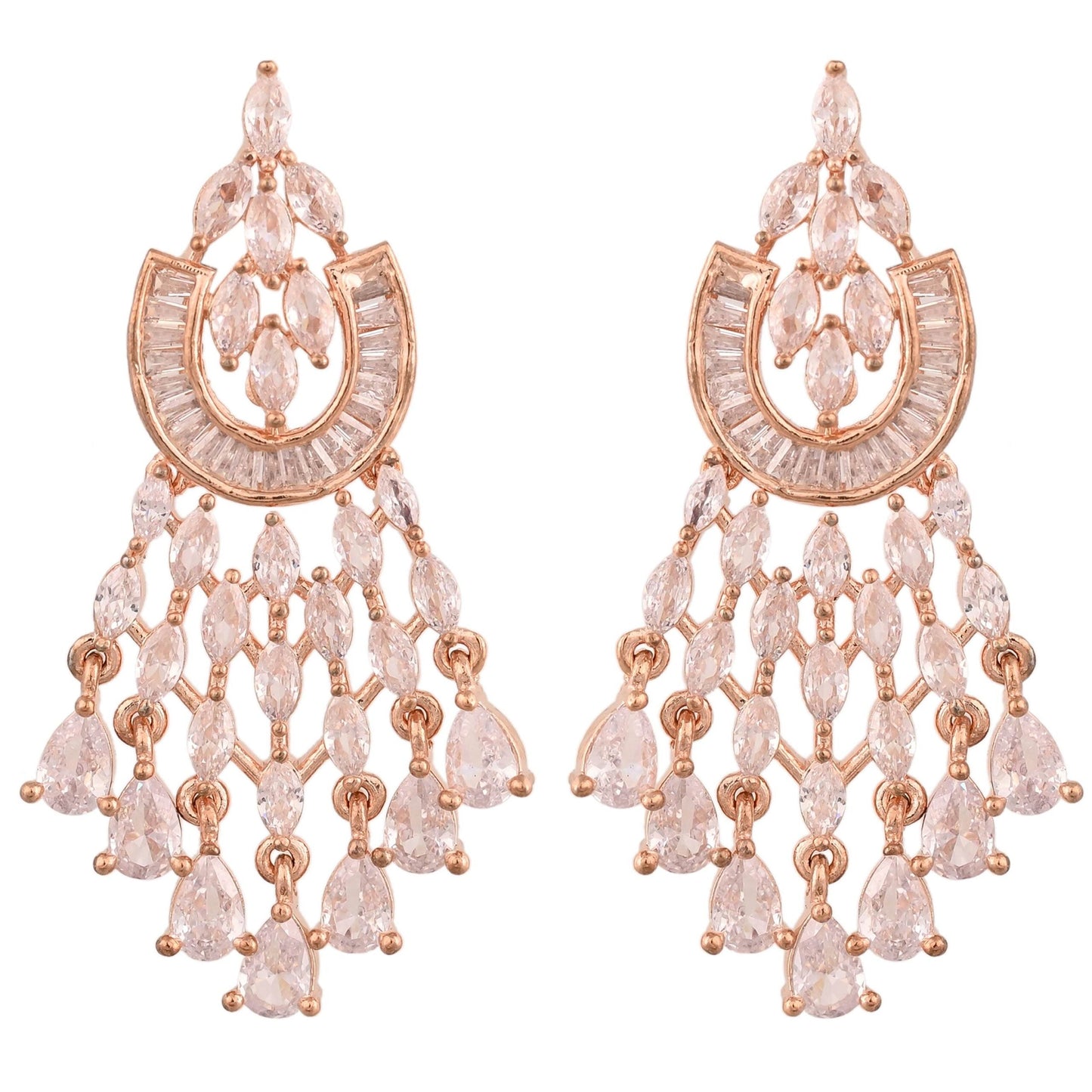 Unleash your Inner Diva with this Handcrafted CZ Necklace Set T4 Jewels