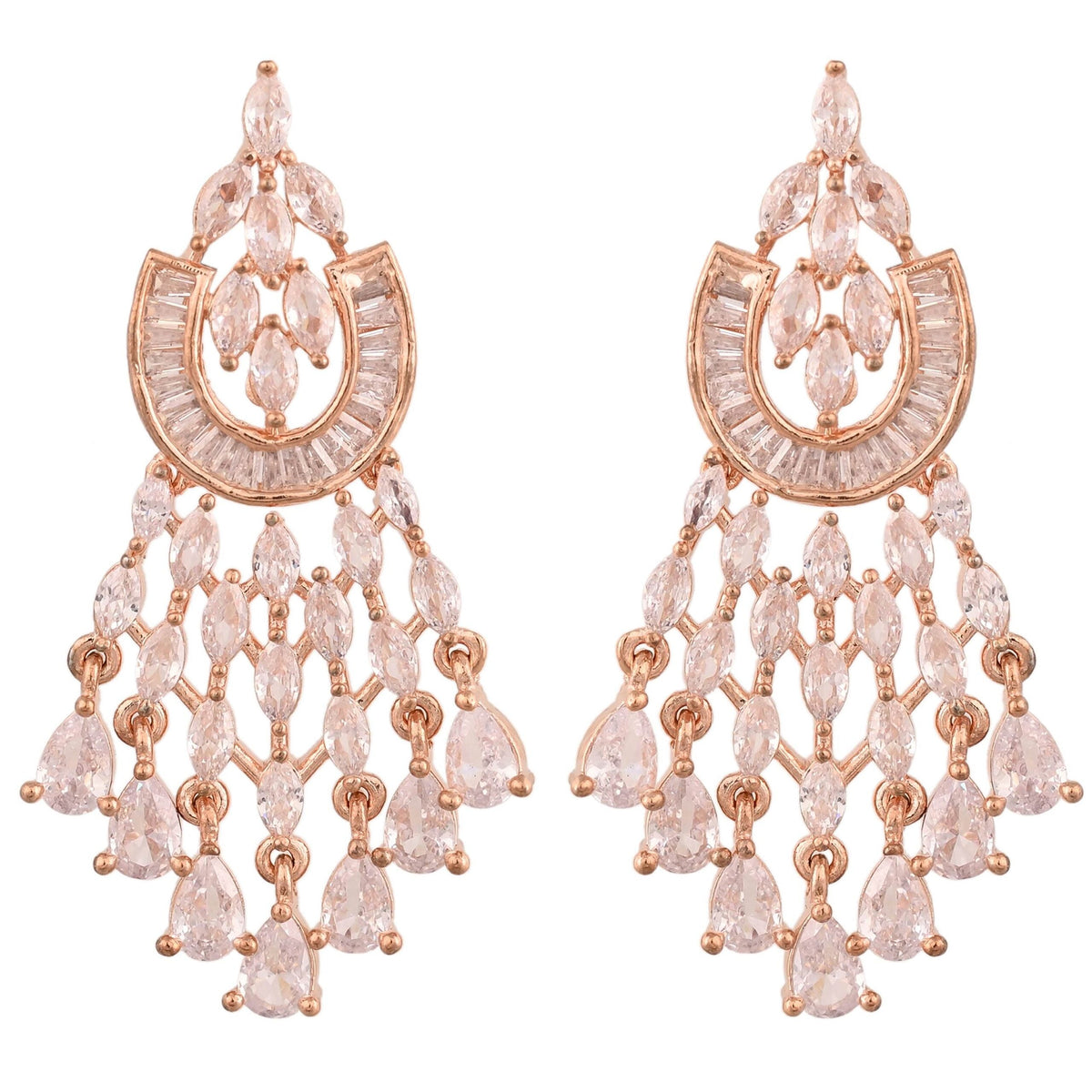 Unleash your Inner Diva with this Handcrafted CZ Necklace Set T4 Jewels