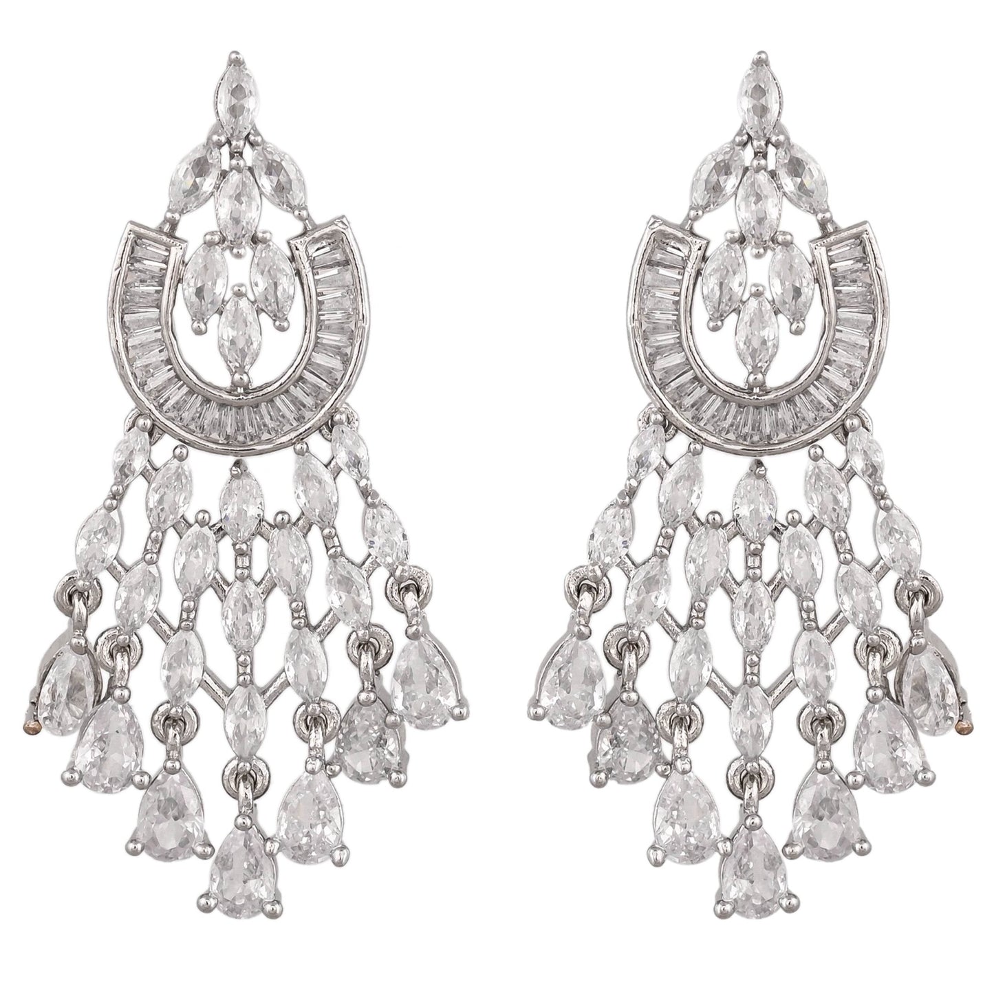 Dazzle in Style: CZ Necklace Set with Handcrafted Perfection T4 Jewels
