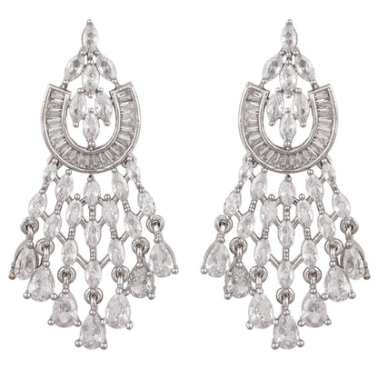Dazzle in Style: CZ Necklace Set with Handcrafted Perfection T4 Jewels