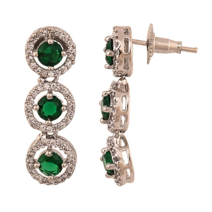 A Touch of Sparkle: Handcrafted CZ Necklace Set for Every Occasion T4 Jewels