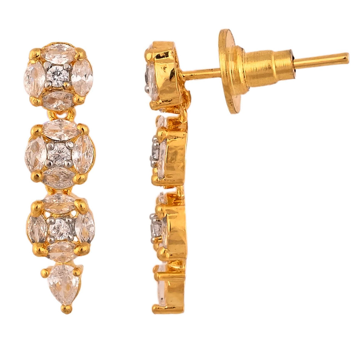 Sophisticated and Chic: Handcrafted CZ Necklace Set for Women T4 Jewels