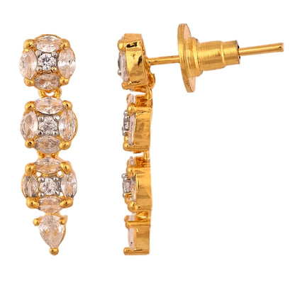 Sophisticated and Chic: Handcrafted CZ Necklace Set for Women T4 Jewels