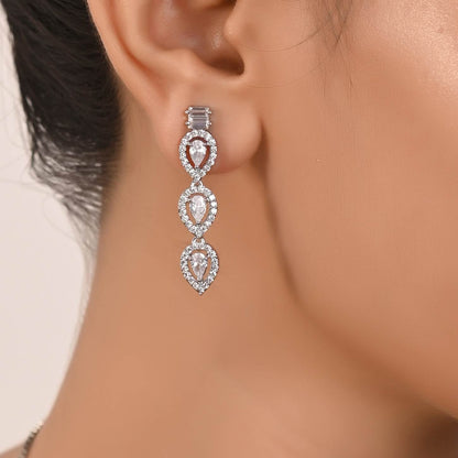 Unmatched Elegance: Handcrafted CZ Necklace Set for the Modern Fashionista T4 Jewels