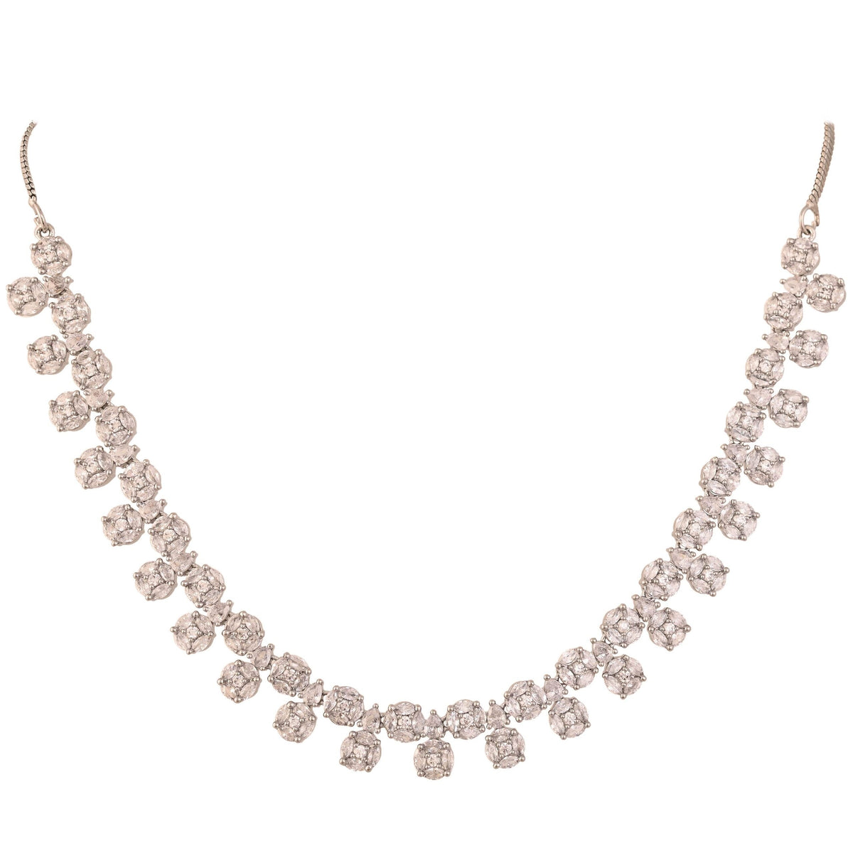 Handcrafted CZ Necklace Set: A Timeless Addition to Your Jewelry Collection T4 Jewels
