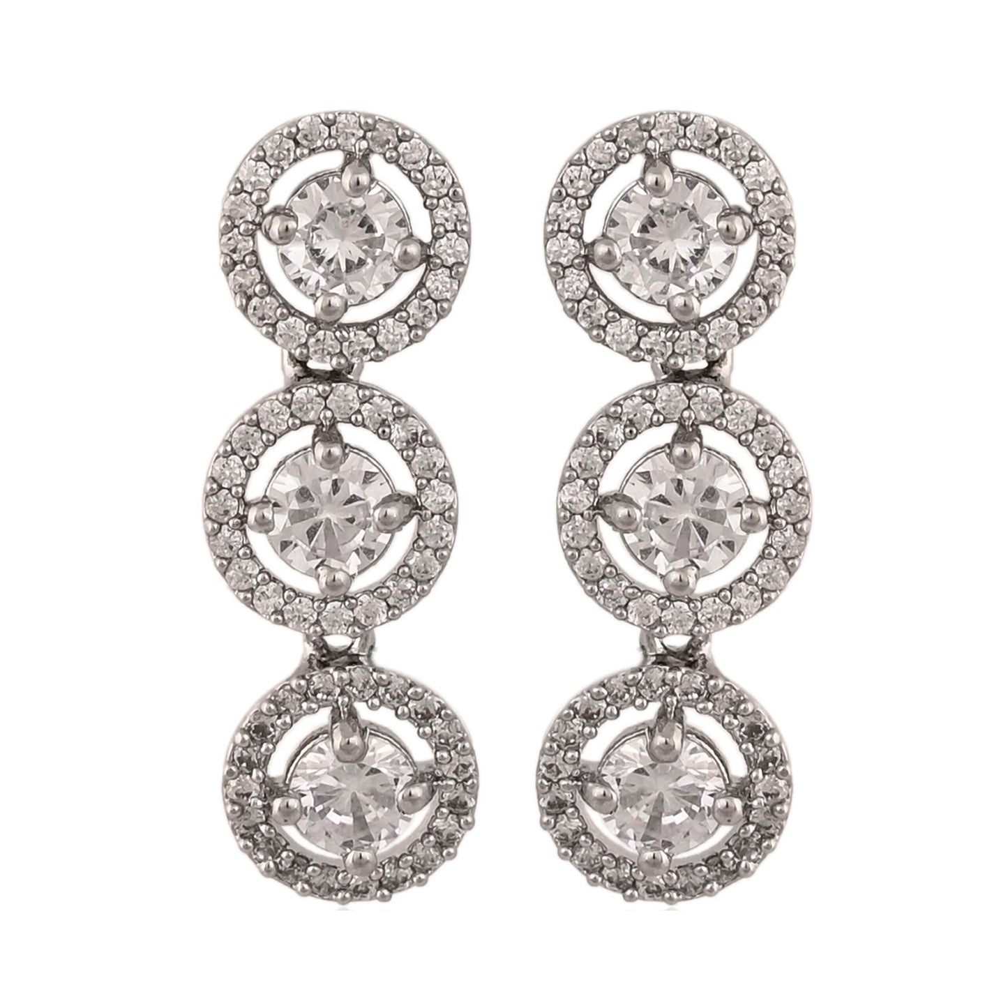 Uniquely Designed CZ Necklace Set, Handcrafted for You T4 Jewels