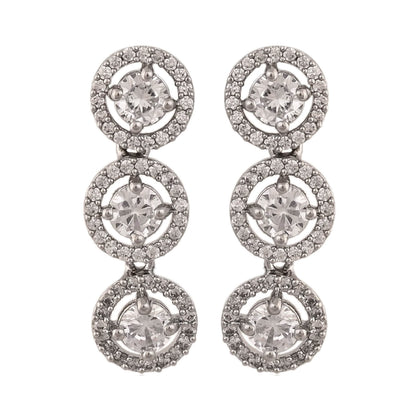 Uniquely Designed CZ Necklace Set, Handcrafted for You T4 Jewels