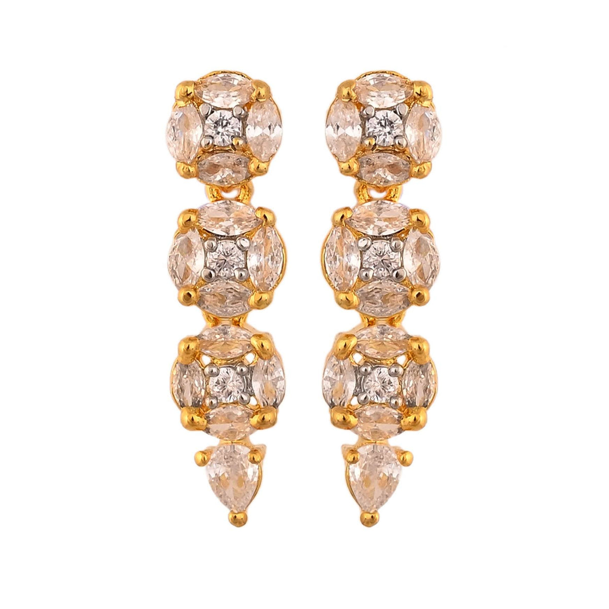 Sophisticated and Chic: Handcrafted CZ Necklace Set for Women T4 Jewels