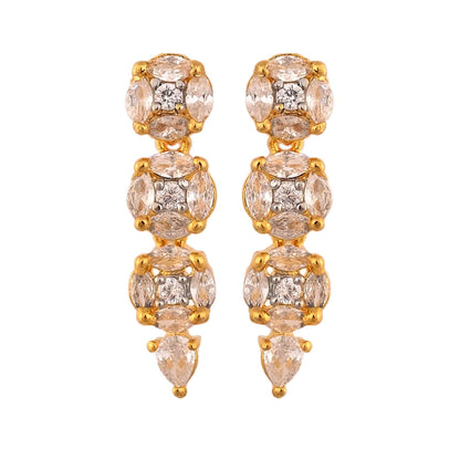 Sophisticated and Chic: Handcrafted CZ Necklace Set for Women T4 Jewels