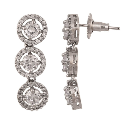 Uniquely Designed CZ Necklace Set, Handcrafted for You T4 Jewels