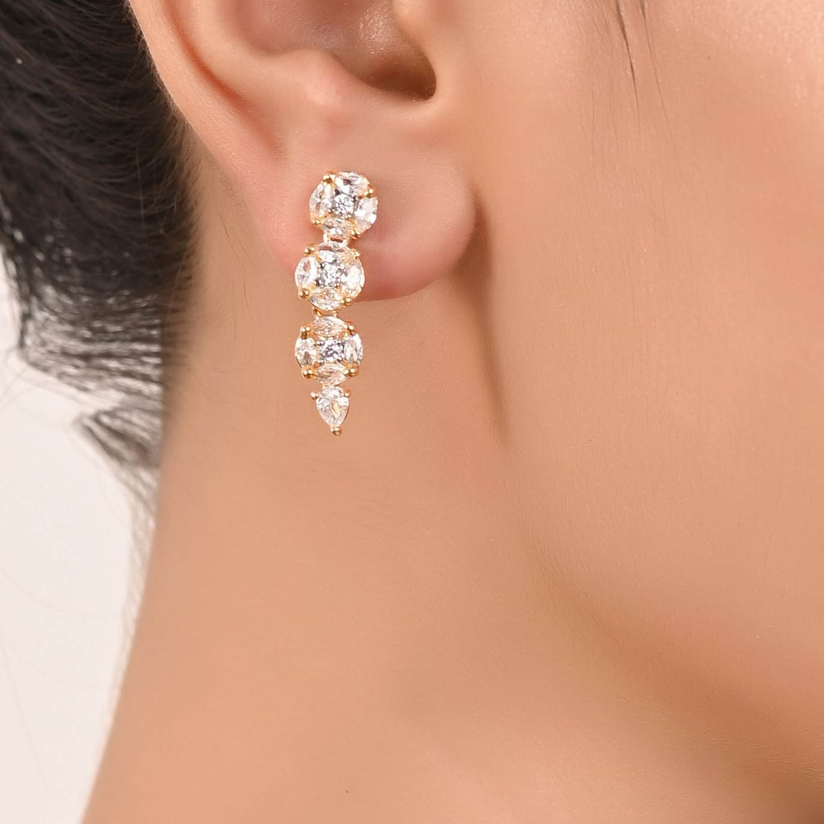 Sophisticated and Chic: Handcrafted CZ Necklace Set for Women T4 Jewels