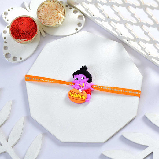 Cute Krishna Rakhi for Kids | Cartoon Rakhi for Raksha Bandhan 2025 - SR31